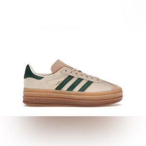 Adidas Gazelle Bold Magic Beige Collegiate Green
